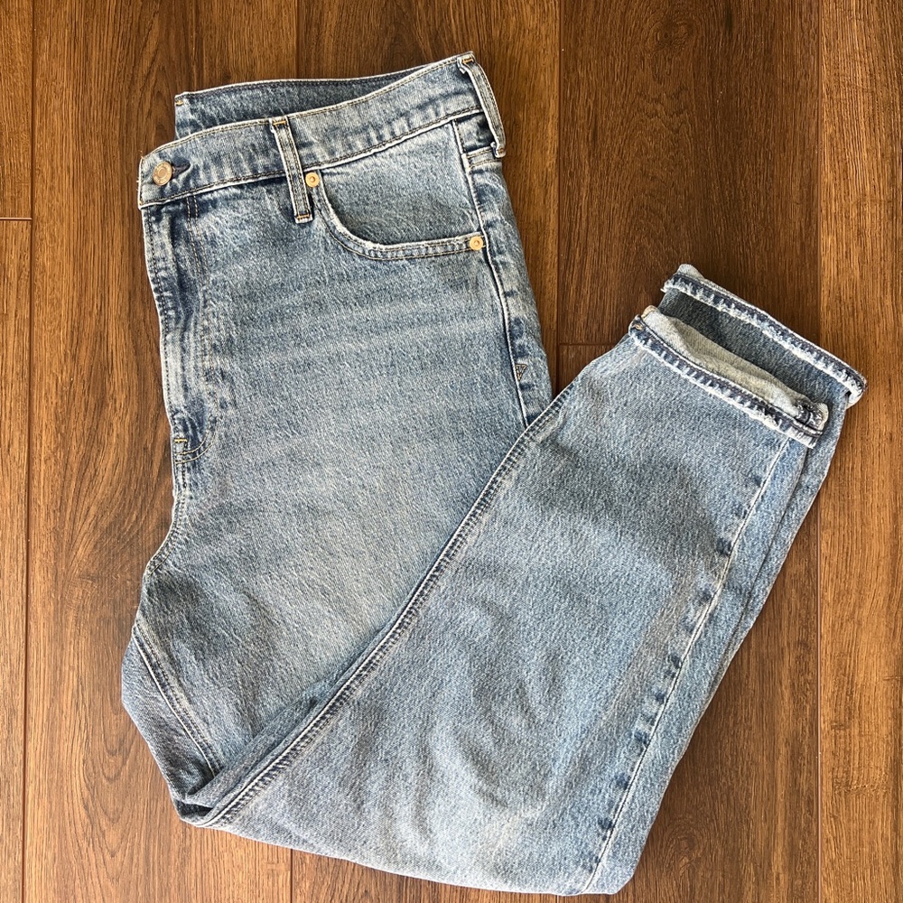 Gap high rise mom jean